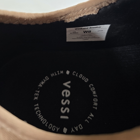 Vessi▪️W8 Weekend Sneakers Oak Brown Knit Low Top Waterproof Shoes - Picture 6 of 10